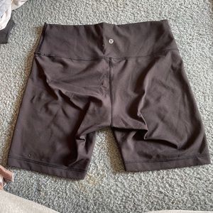 Lulu Lemon Black Biker Shorts